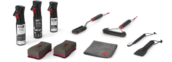 Weber Reinigungs-Set für Emaille-Gasgrills, 10-tlg.