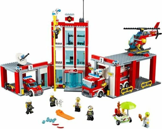 LEGO City Feuerwehr - Große Feuerwehrstation
