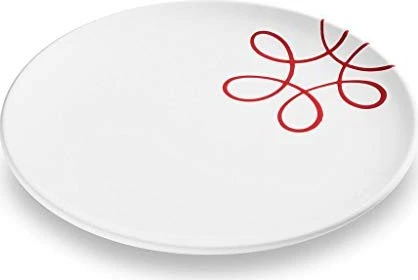 Gmundner Keramik Pur geflammt Speiseteller 25cm rot