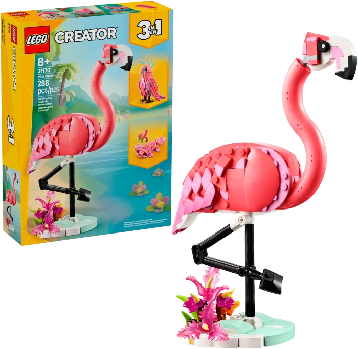 LEGO Creator 3in1 - Wilde Tiere: Rosa Flamingo