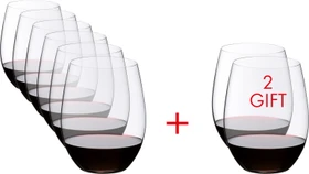 Riedel The O Wine Tumbler Cabernet/Merlotglas, 8 Stück