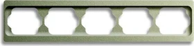 Busch-Jaeger Alpha exclusive Abdeckrahmen 5-fach Rahmen waagrecht, palladium