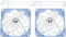 Thermaltake CT120 Reverse ARGB Sync Hydrangea Blue, blau/weiß, 120mm, 2er-Pack Vorschaubild