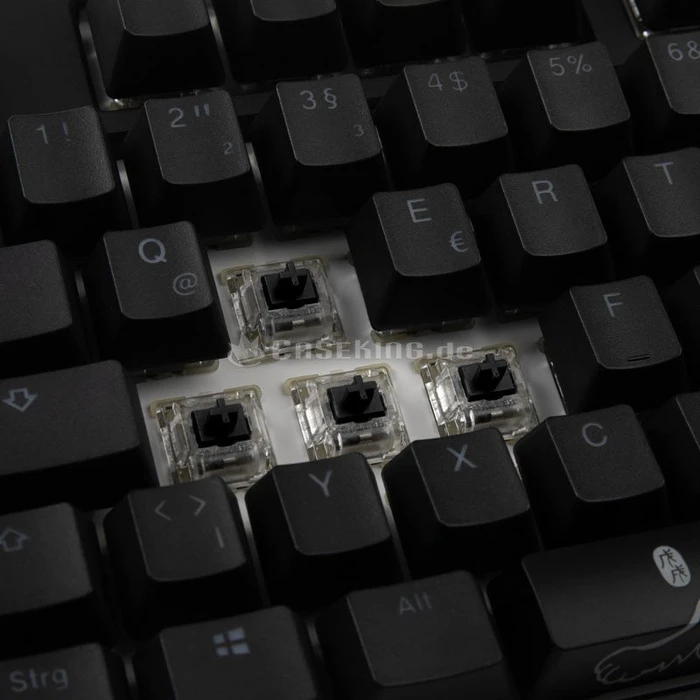 Ducky One 2 RGB TKL PBT, LEDs RGB, schwarz, MX RGB BLACK, USB, DE