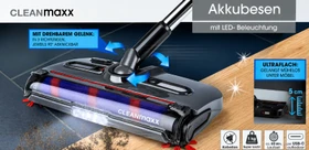 CLEANmaxx Akku-Kehrer