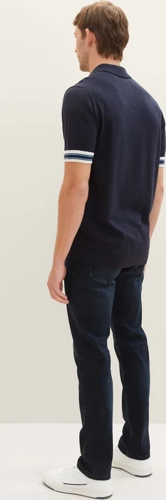 Tom Tailor Josh Regular Slim Jeans Jeans blue black denim (Herren)