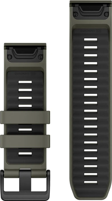 Garmin QuickFit Silikonarmband 26mm olive drab/black
