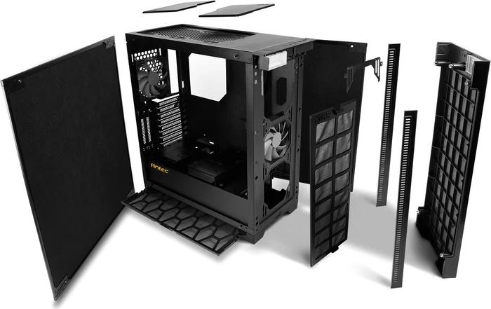 Antec P110 Silent schwarz, schallgedämmt
