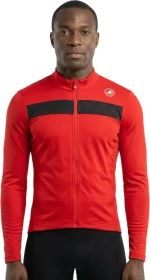 Castelli Puro 3 Trikot langarm rot (Herren)