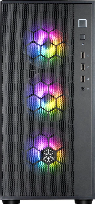 SilverStone Fara R1 V2, schwarz, Glasfenster