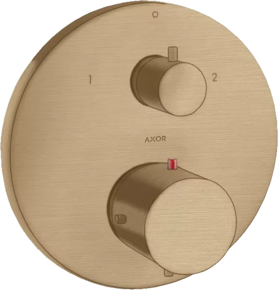 Hansgrohe Axor Starck Thermostat Unterputz mit Ab- und Umstellventil brushed bronze