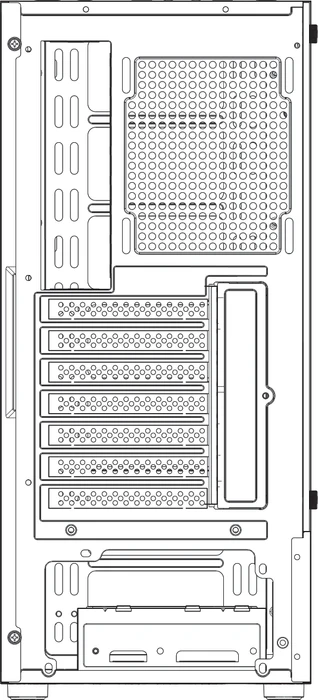 Antec AX20, schwarz, Glasfenster