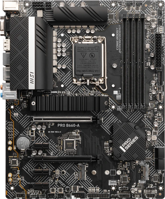 MSI PRO B660-A (Intel 1700)
