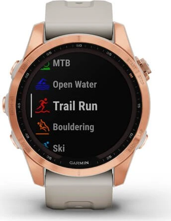 Garmin Fenix 7S Solar rose gold/light sand