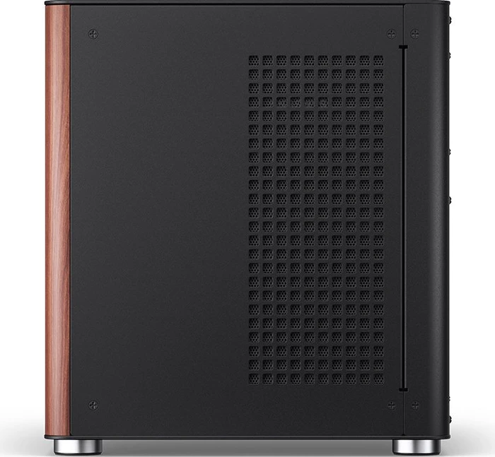 Jonsbo TK-0 Black, schwarz/braun, Glasfenster, Mini-ITX