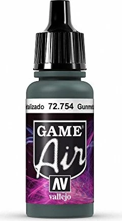 Vallejo Game Air rev.1 gunmetal, 17ml