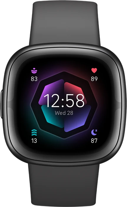 Fitbit Sense 2 Aktivitäts-Tracker nachtgrau/aluminium graphit