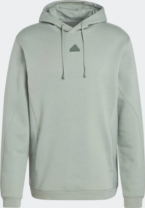 adidas City Escape Hoodie silver green (Herren)