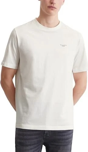 Marc O'Polo Regular Bio-Baumwolle T-Shirt kurzarm egg white (Herren)