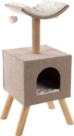 Flamingo Scandi Kratzbaum, beige/braun