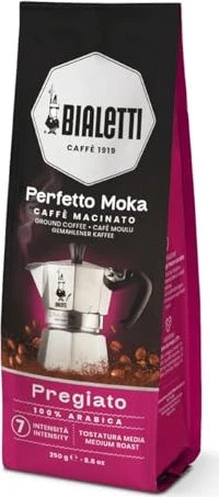 Bialetti Perfetto Moka Delicato Kaffeepulver, 250g