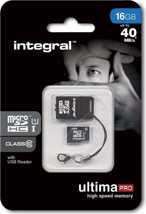 Integral ultima PRO R40 16GB Kit, UHS-I U1, Class 10