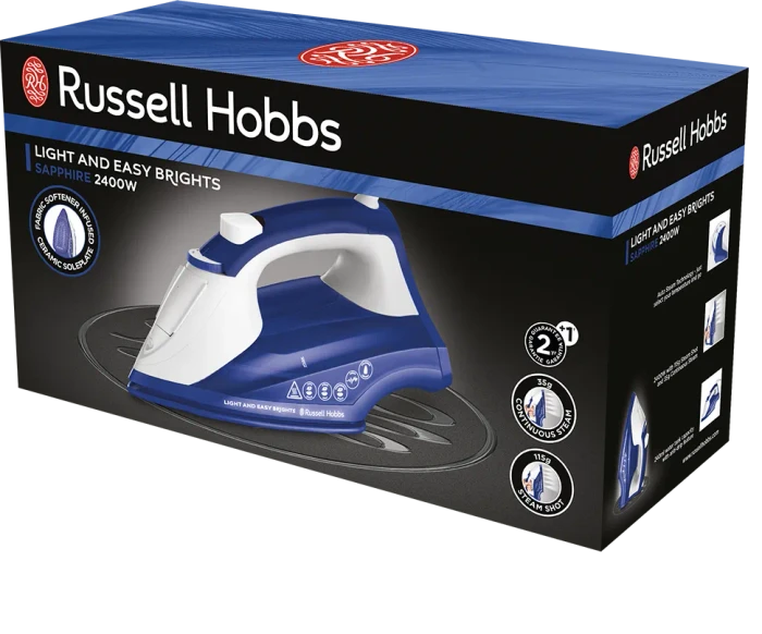 Russell Hobbs Light & Easy Brights Dampfbügeleisen sapphire