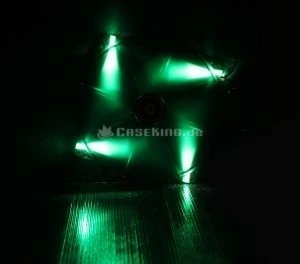 BitFenix Spectre LED schwarz/grün, 200mm