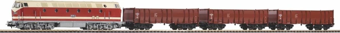 Piko - Spur H0 Start-Set - Start-Set mit Bettung BR 119 + 3 Hochbordwagen