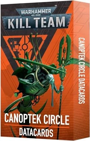 Games Workshop Warhammer 40.000 Kill Team - Datenkarten: Canoptek Circle (EN)