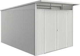 Biohort AvantGarde ECO A8 Gerätehaus mit Doppeltür silber-metallic