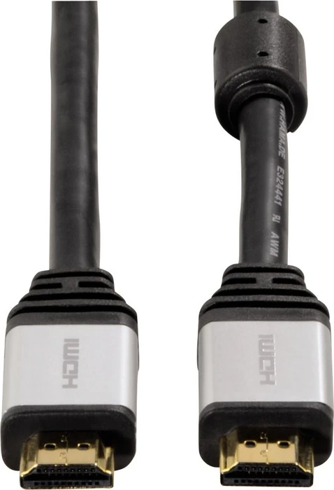 Hama High Speed HDMI 1.3 Kabel metall schwarz, 3m