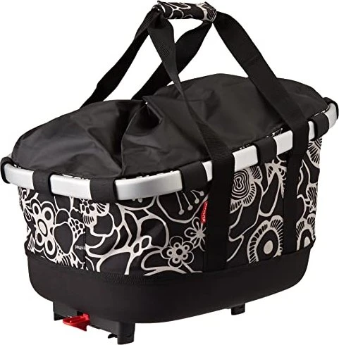 Reisenthel Bikebasket GT Racktime Fahrradkorb fleur schwarz