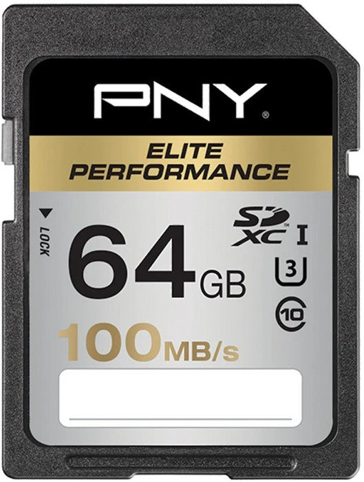 PNY Elite Performance R100 64GB, UHS-I U3, Class 10