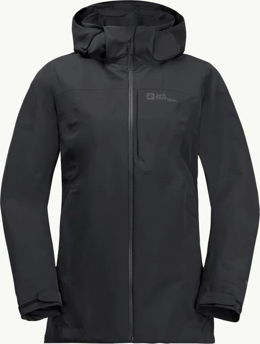 Jack Wolfskin Fernblick 2l Funktionsjacke schwarz (Damen)