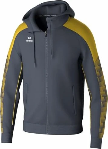 Erima Evo Star mit Kapuze Trainingsjacke slate grey/yellow (Herren)