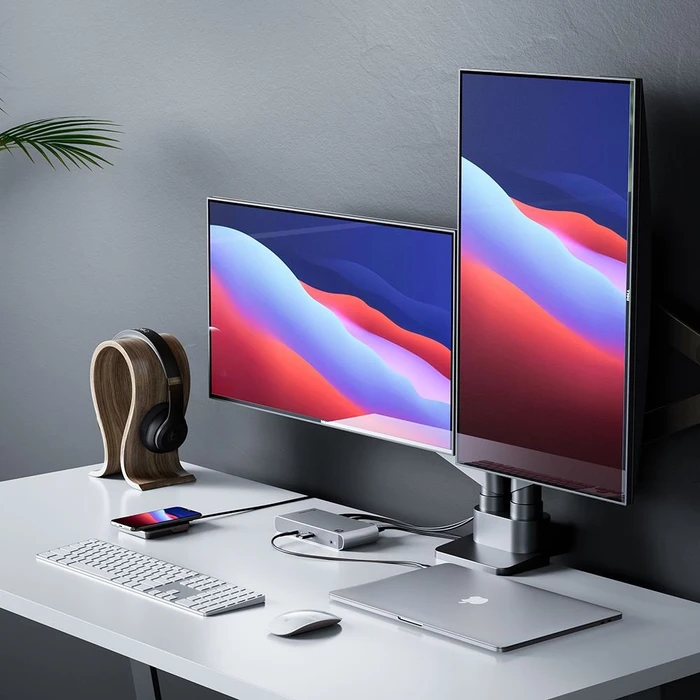 Alogic Turbo Docking Station Dual Display, Space Grey, Thunderbolt 3 [Buchse]