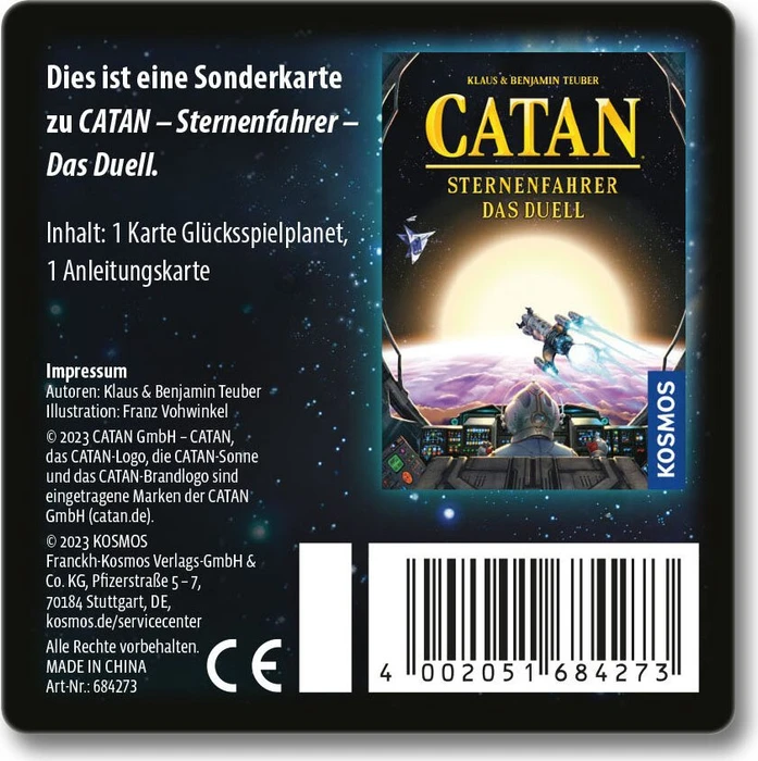Die Siedler von Catan - Sternenfahrer Das Duell - Der Glücksspielplanet (Erweiterung)