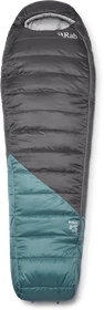 Rab Radeon 0C Regular Mumienschlafsack sage/graphene