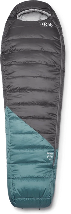 Rab Radeon 0C Regular Mumienschlafsack sage/graphene