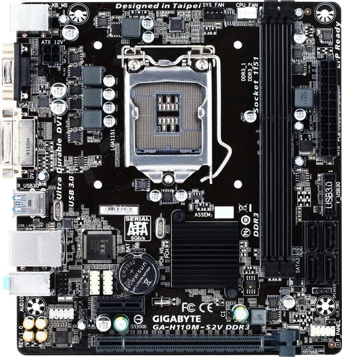GIGABYTE GA-H110M-S2V DDR3 (Intel 1151)