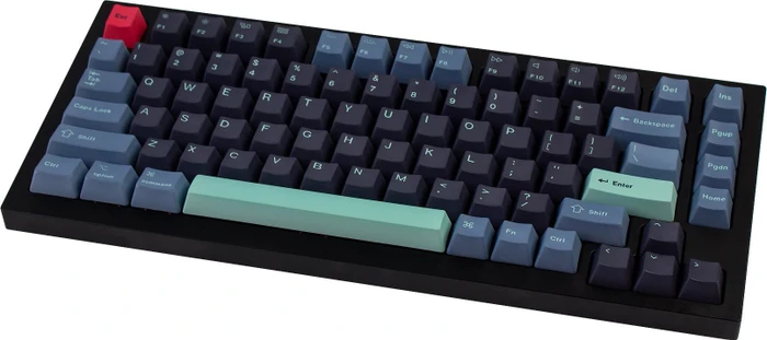 Keychron OEM Dye-Sub Keycap-Set Hacker - Version B, Kunststoff (PBT), Hacker, blau/grün, 114 Tasten, ANSI-US