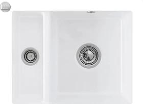 Villeroy & Boch Subway 60 XU Unterbau Becken rechts mit Ablauffernbedienung stone white