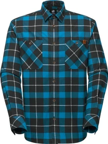 Mammut Alvra Hemd langarm black/glacier blue (Herren)