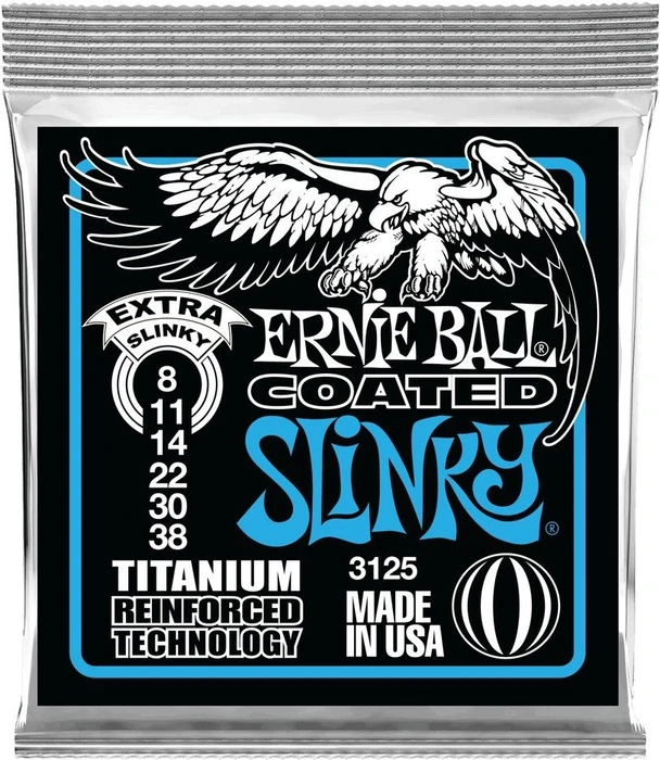 Ernie Ball RPS Coated Titanium Extra Slinky