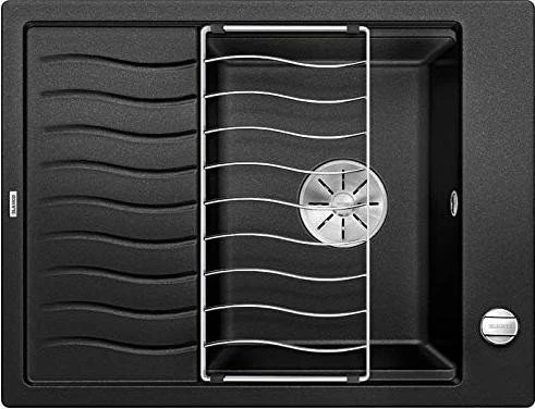 Blanco Elon 45 S InFino Becken reversibel mit Ablauffernbedienung anthrazit