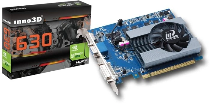 INNO3D GeForce GT 630 Single Slot, 4GB DDR3, VGA, DVI, HDMI