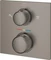Grohe Allure Thermostat-Brausebatterie mit integrierter 2-Wege-Umstellung hard graphite gebürstet Vorschaubild