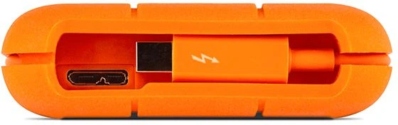 LaCie Rugged Thunderbolt, 2.5", 2TB, USB 3.0 Micro-B/Thunderbolt 1 / Mini DisplayPort 1.1a