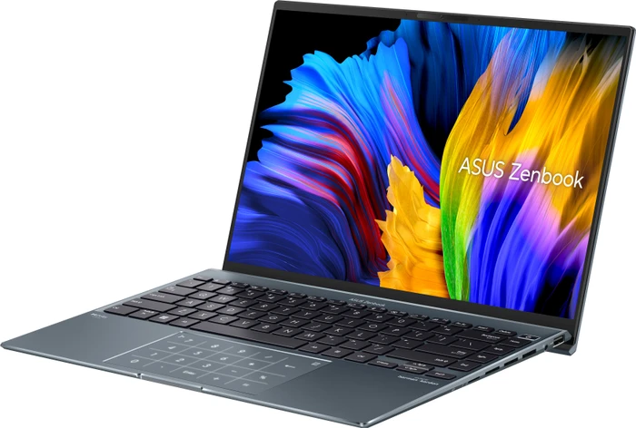 ASUS ZenBook 14X OLED UX5401ZA-L7077W, Pine Grey, Core i7-12700H, 16GB RAM, 512GB SSD, DE, EDU